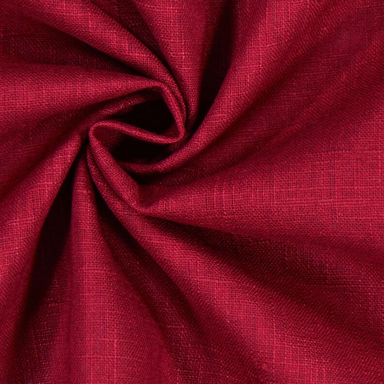 Tissu de lin en ramie mélangée medium – rouge foncé,  image number 3