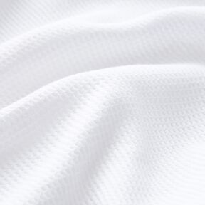 Jersey gaufré Uni – blanc, 