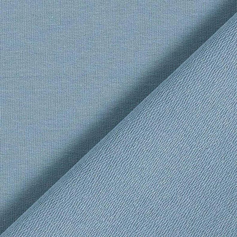 French Terry léger uni – bleu pigeon,  image number 5