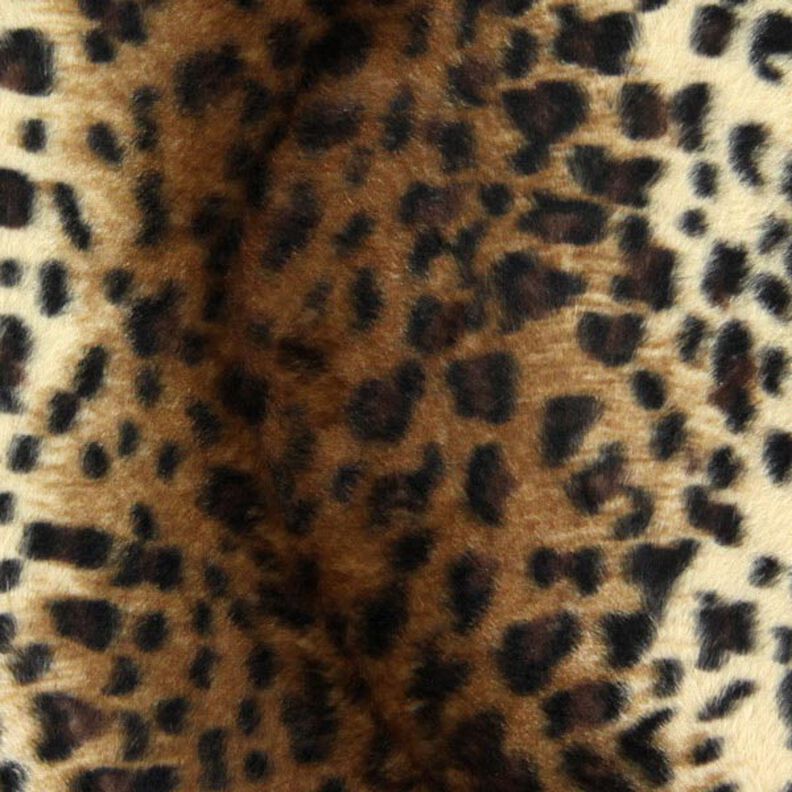 Imitation Fourrure d'Animal léopard – beige,  image number 1