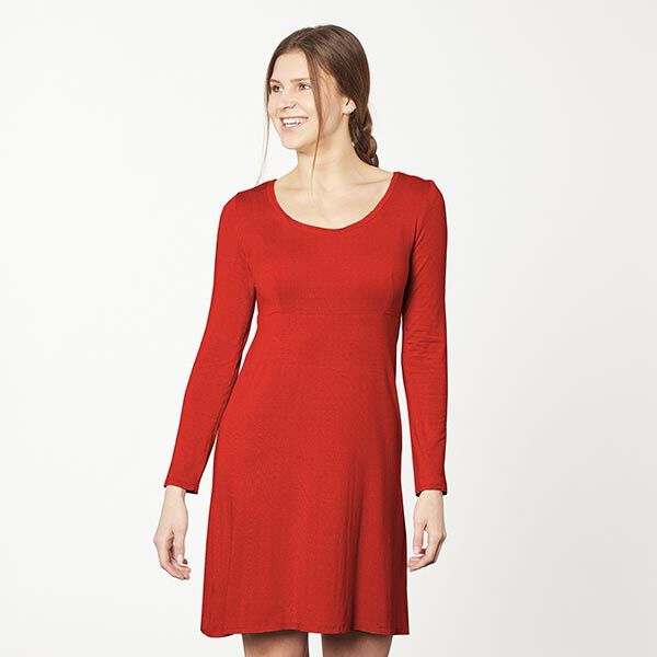 GOTS Jersey coton | Tula – terre cuite,  image number 5