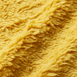 Coton sherpa uni – moutarde | Reste 90cm, 