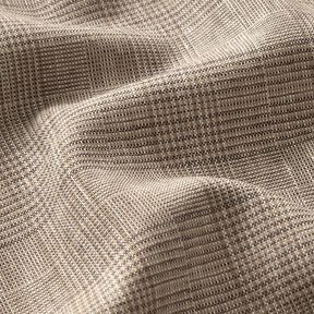 Lin mélangé Prince de Galles – beige, 