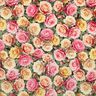 Velours de décoration roses opulentes – rose/jaune,  thumbnail number 1