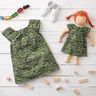 Popeline de coton bio Têtes de mort camouflage – pistache,  thumbnail number 6
