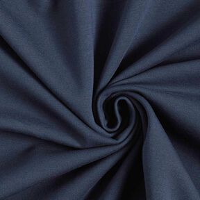 Molleton coton léger uni – bleu nuit, 