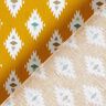 Tissu en coton Cretonne Losanges abstraits – moutarde,  thumbnail number 4