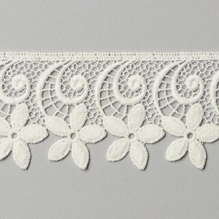 Dentelle à l’aiguille Fleur [52 mm] - blanc cassé, 