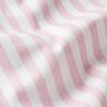 Tissu de décoration Semi-panama rayures verticales – rosé/blanc,  thumbnail number 2