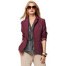 Tissu de Ramie–Mix stonewashed, qualité lourde – rouge bordeaux,  thumbnail number 4