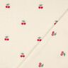 Ourson Cerises brodées | Poppy Fabrics – ivoire/chili,  thumbnail number 4