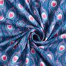 Jersey coton Pavo | Stoff&Liebe – bleu roi/rose intense,  thumbnail number 3