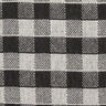 Tissu pour manteau à double carreaux – noir/blanc,  thumbnail number 1