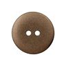 Bouton en polyester Metallic 2 trous – marron,  thumbnail number 1