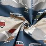 Tissu de décoration Semi-panama Aventure VW – bleu jean/nature,  thumbnail number 3