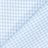 Tissu en coton Vichy à carreaux 0,2 cm – jean bleu clair/blanc,  thumbnail number 3