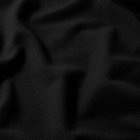 Molleton coton léger uni – noir, 