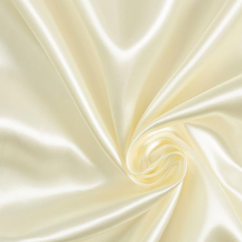 Satin polyester – écru, image number 1