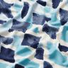 Jersey viscose Ikat-Muster – bleu ciel/bleu nuit,  thumbnail number 2