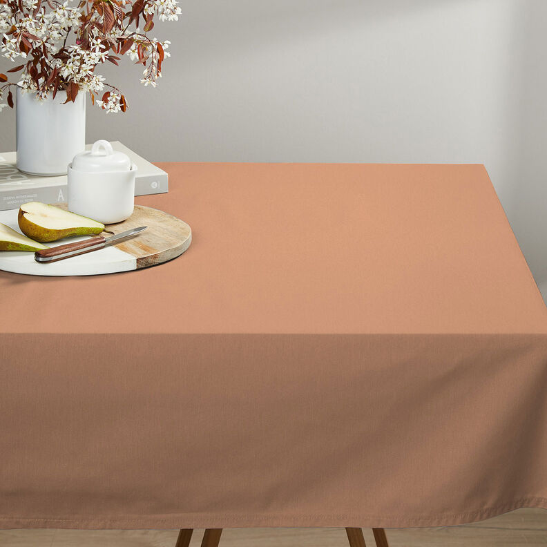 Tissu en coton Cretonne Uni – cannelle,  image number 5