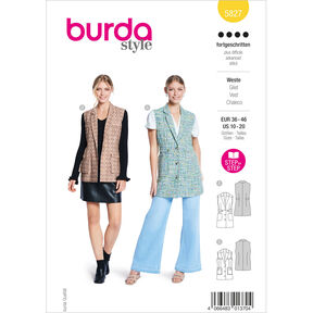 Gilet | Burda 5827 | 36-46, 