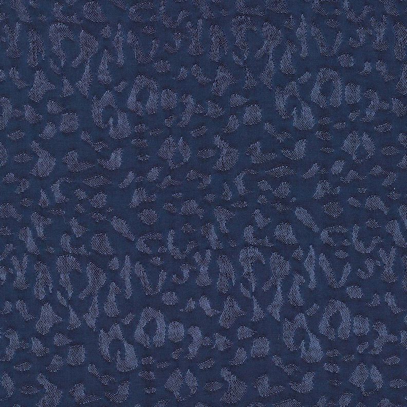 Tissu viscose Motif léopard – bleu nuit,  image number 1