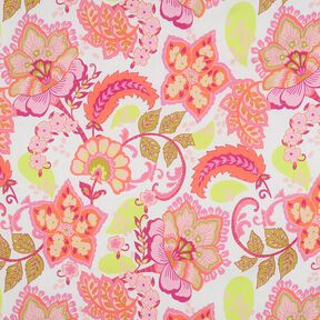 Voile de coton Stella | Nerida Hansen – blanc/corail, 