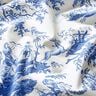 Tissu de décoration Canvas Antiquités 280 cm – bleu roi/blanc,  thumbnail number 2