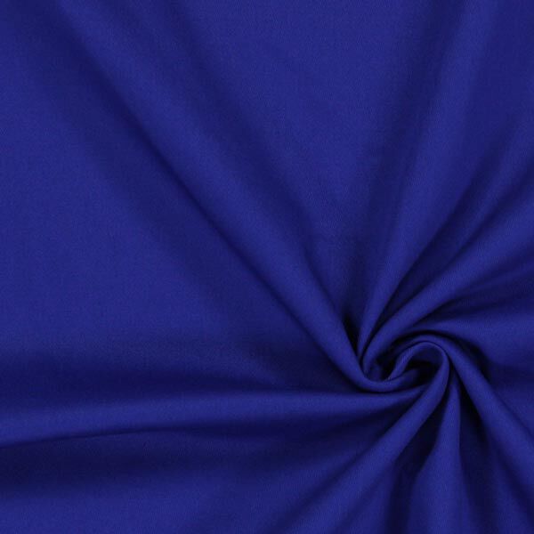 Tissu croisé en coton stretch – bleu roi,  image number 1