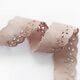 Feston ruban dentelle feuilles [ 30 mm ] – marron clair,  thumbnail number 1