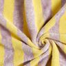 Tissu éponge Bambou Larges rayures – jaune/mauve,  thumbnail number 4