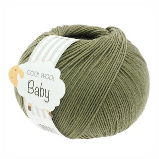 Cool Wool Baby, 50g | Lana Grossa – olive foncé, 