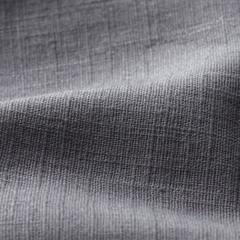 Tissu de lin en ramie mélangée medium – gris, image number 2