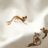 Jersey coton Renard en aquarelle  – blanc,  thumbnail number 2