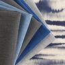 Tissu d’extérieur Canvas batik – sable/bleu nuit,  thumbnail number 6