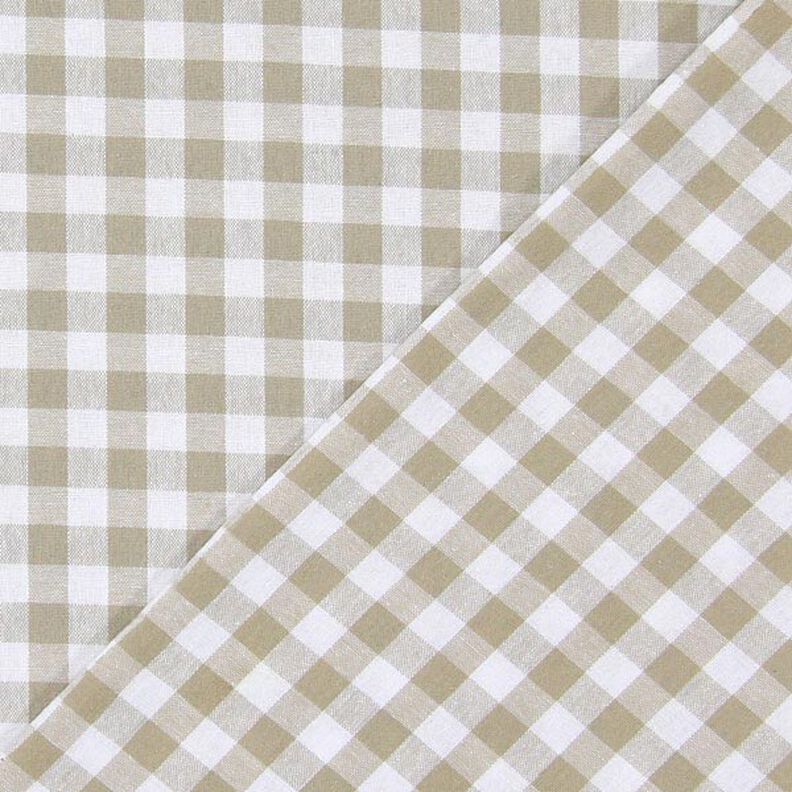 Tissu en coton Vichy à carreaux 1 cm – anémone/blanc,  image number 3