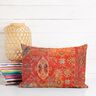 Tissu décoratif Semi-panama Ornements ethniques – terre cuite,  thumbnail number 6
