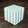 Tissu d’extérieur Acrisol Listado – écru/turquoise,  thumbnail number 6
