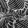 Jersey viscose Feuilles abstraites – noir/blanc,  thumbnail number 4