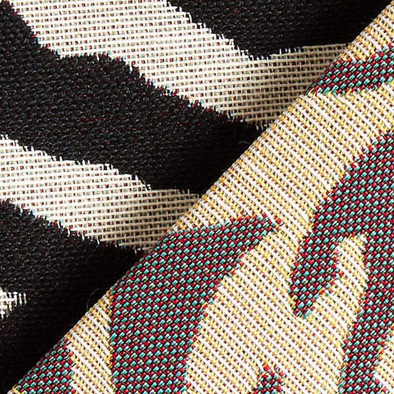 Jacquard Gobelin Zèbre – noir/blanc, image number 4