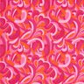 Tissus pour maillot de bain Boucles abstraites – rose intense/orange,  thumbnail number 1
