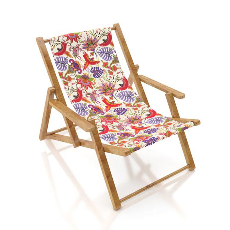 Tissu d’extérieur Canvas Flore et faune – rouge,  image number 10