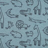 Sweatshirt Animaux de safari | by Poppy – bleu pigeon/anthracite,  thumbnail number 1