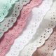 Feston ruban dentelle feuilles [ 30 mm ] – marron clair,  thumbnail number 3