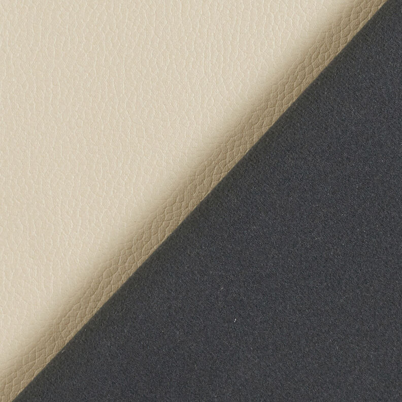 Tissu de revêtement Imitation cuir Léger gaufrage – amande,  image number 3