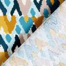 Tissu en coton Cretonne Imprimé ethnique – bleu brillant/moutarde,  thumbnail number 4