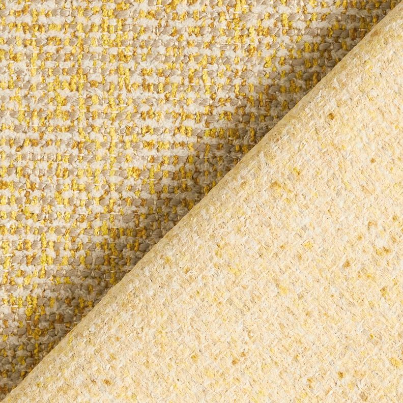 Tissu de revêtement tissé multicolore – jaune soleil/nature, image number 3