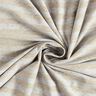 Jersey de coton chiné rayures pailletées – gris clair/or métallisé,  thumbnail number 3