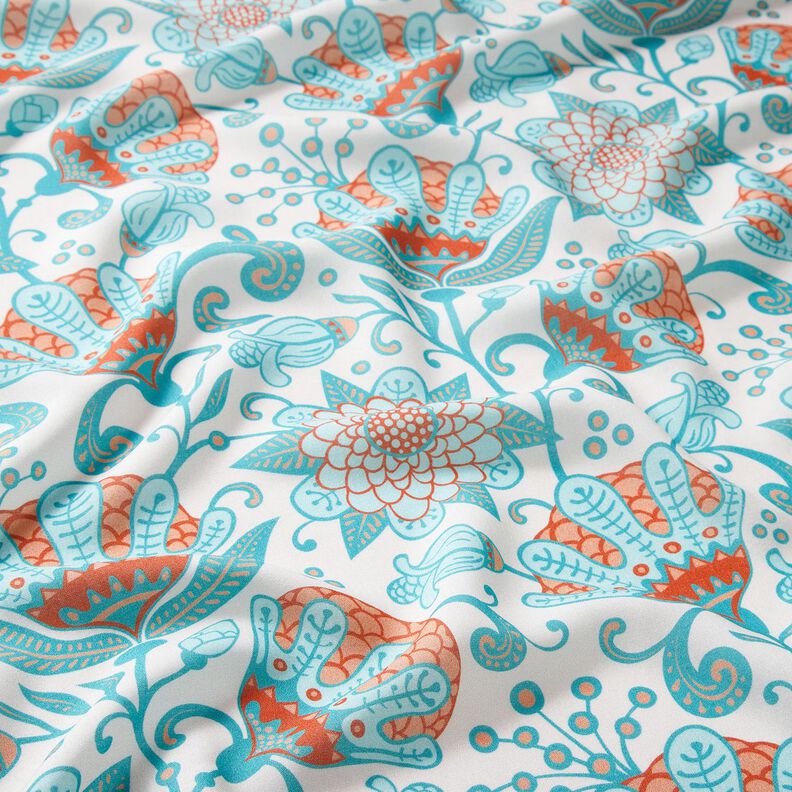 Viscose Voile Fleurs d'Ibiza – beige clair, image number 2