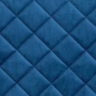 Tissu de revêtement Velours Tissu matelassé – bleu marine, 